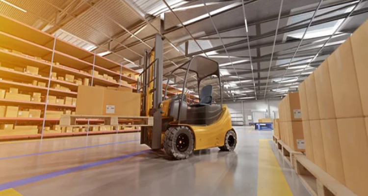 Driving school for narrow aisle