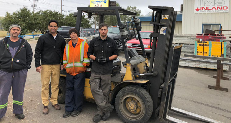 forklift trainees Calgary