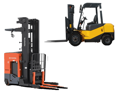 Driving school for narrow aisle