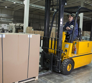 Driving school for forklift in Calgary